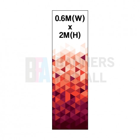 0.6m Roller Banner Graphic 300 Micron Stop Light