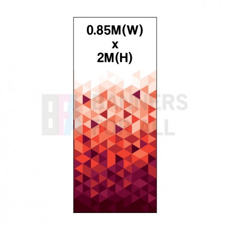 0.85m Roller Banner Graphic 300 Micron Stop Light 