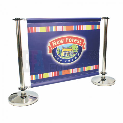 Cafe Barrier Banner - Small