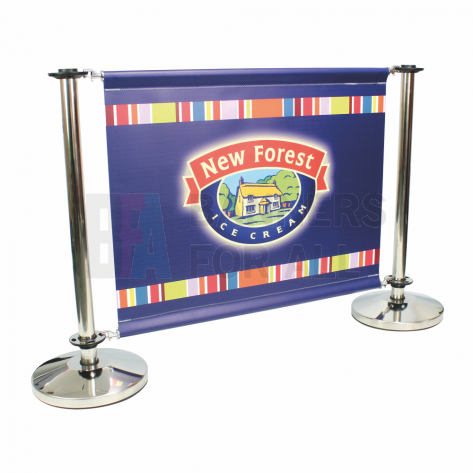 Cafe Barrier Banner - Medium