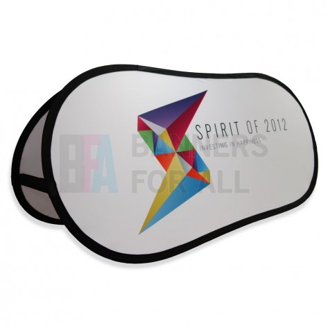 Medium Horizontal (Oval) Pop Up Banner