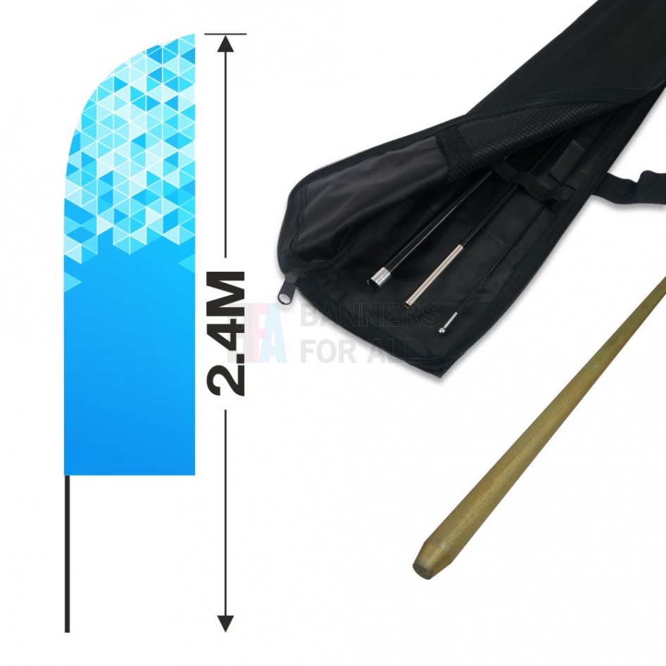 Small Feather Banner Simple Ground Stake Kit Banners For All