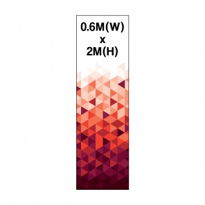 0.6m Roller Banner Graphic 300 Micron Stop Light