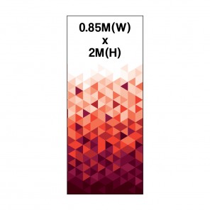 0.85m Roller Banner Graphic 300 Micron Stop Light 