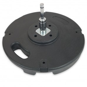 Rotating spindle for 10KG concrete base