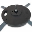 Universal Cross Base with Rotating Spindle with extra 10KG concrete base 