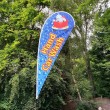 3.5m Teardrop Car Wash Banner