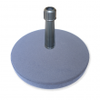 Concrete base with parasol adapter 