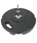 Rotating spindle for 10KG concrete base