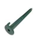 25cm Plastic Ground Stake with 10mm Internal Hole (Green)
