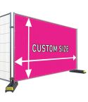 Custom Size Temporary Fencing Airmesh Fabric Banner