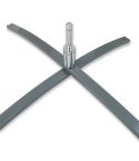 1.5KG Simple Cross Base with 14.6mm Rotating Spindle