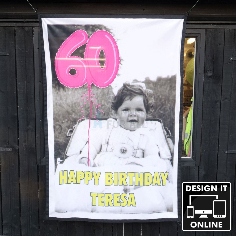 In My Birthday Era Banner - 59x39 Inch Iridescent Backdrop, Disco Ball Design, Perfect For Birthday Party Decor