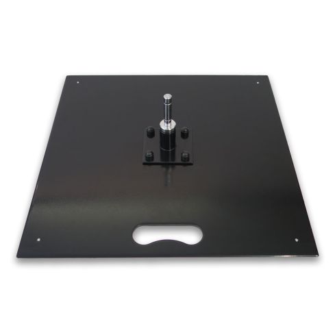 15KG metal flag pole base with 14.6mm rotating spindle