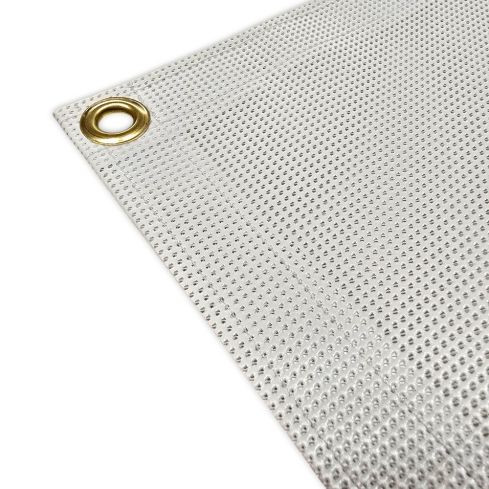 300gsm PVC Mesh Banner with hems and eyelets (Custom Size)