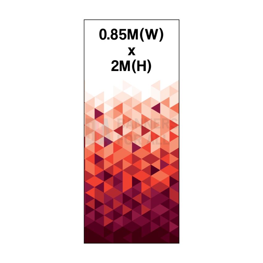 0.85m Roller Banner Graphic