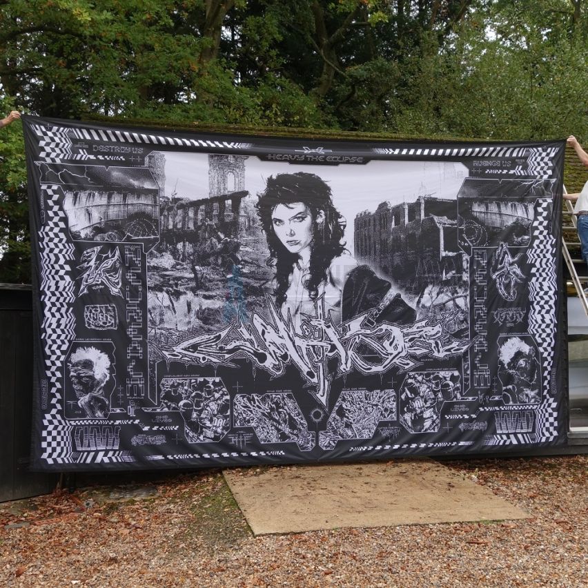 20ft x 12ft (6.10m x 3.65m) 200GSM Backdrop Banner
