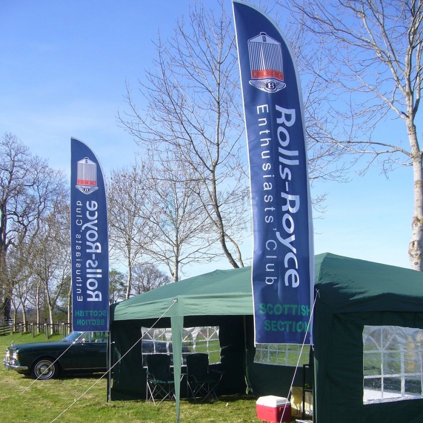 3.5m x 0.8m Feather Banner Handed Pair (LH+RH)
