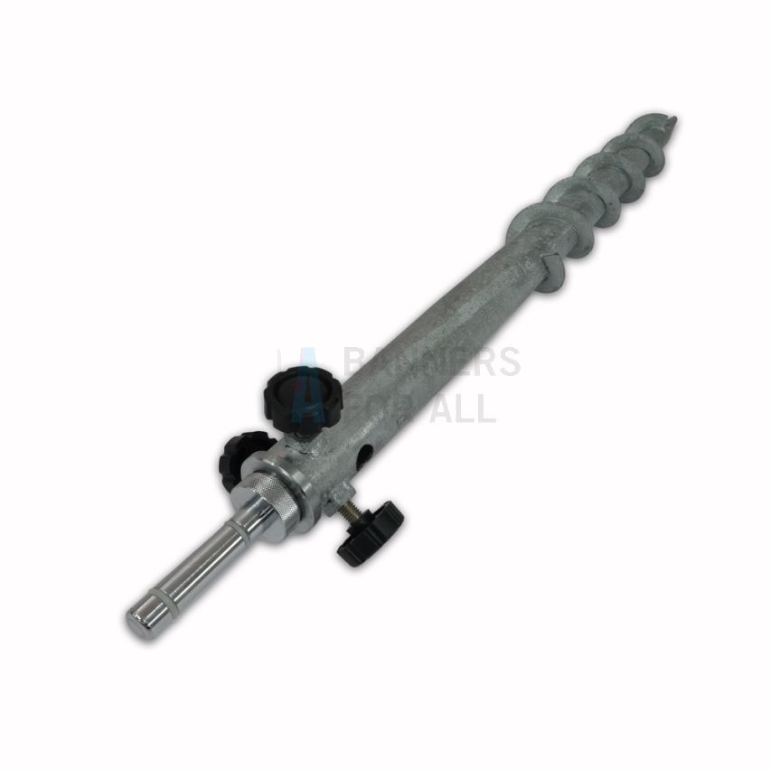 Screw in Ground Stake with Rotating Spindle